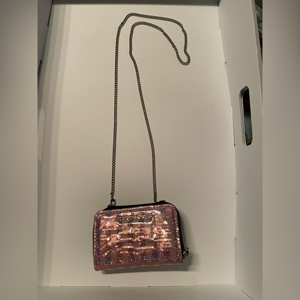 Victoria's Secret Pink Crossbody Bag with Textured Finish
